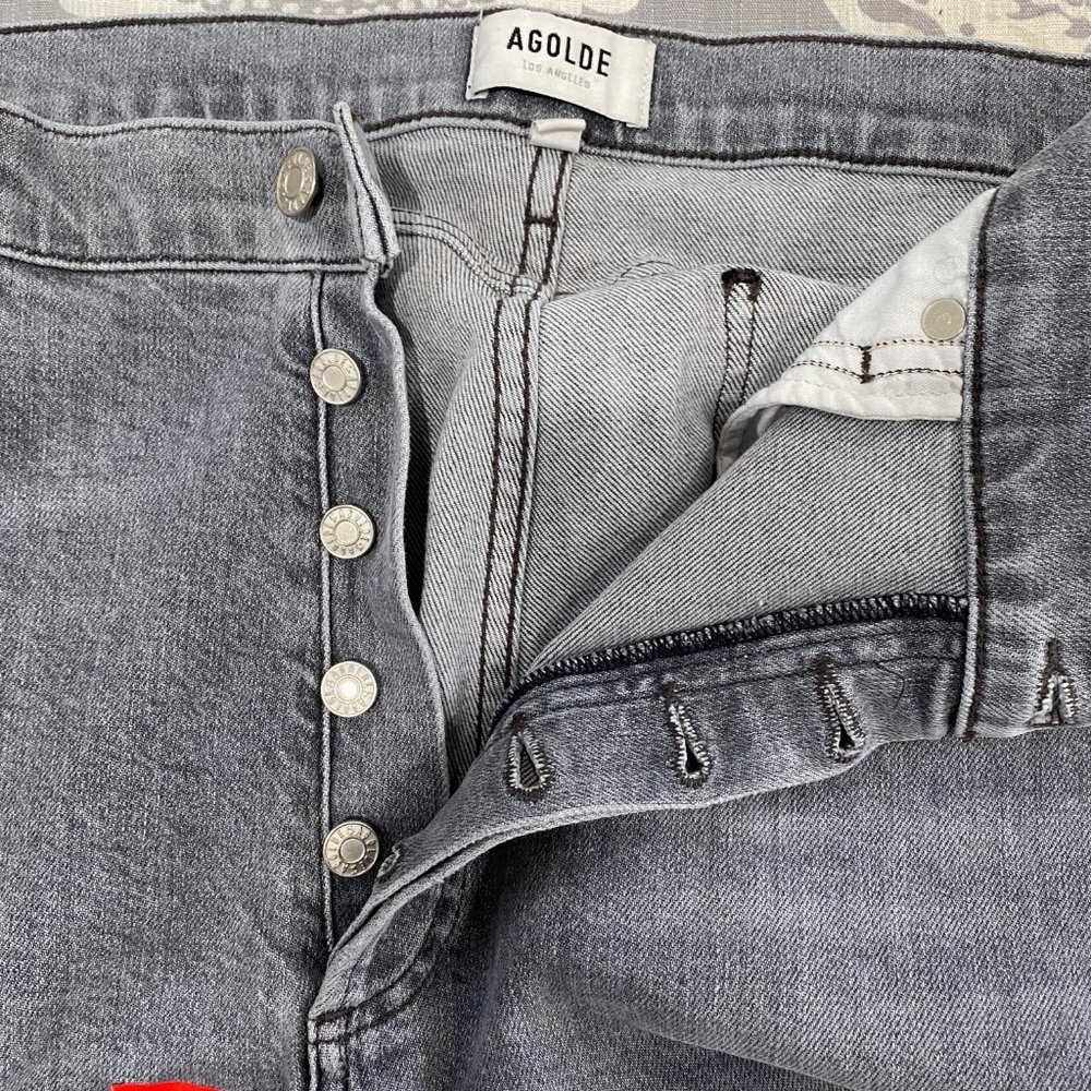 Agolde Nico High Rise Slim Jeans *Risk* - Picture 6 of 14